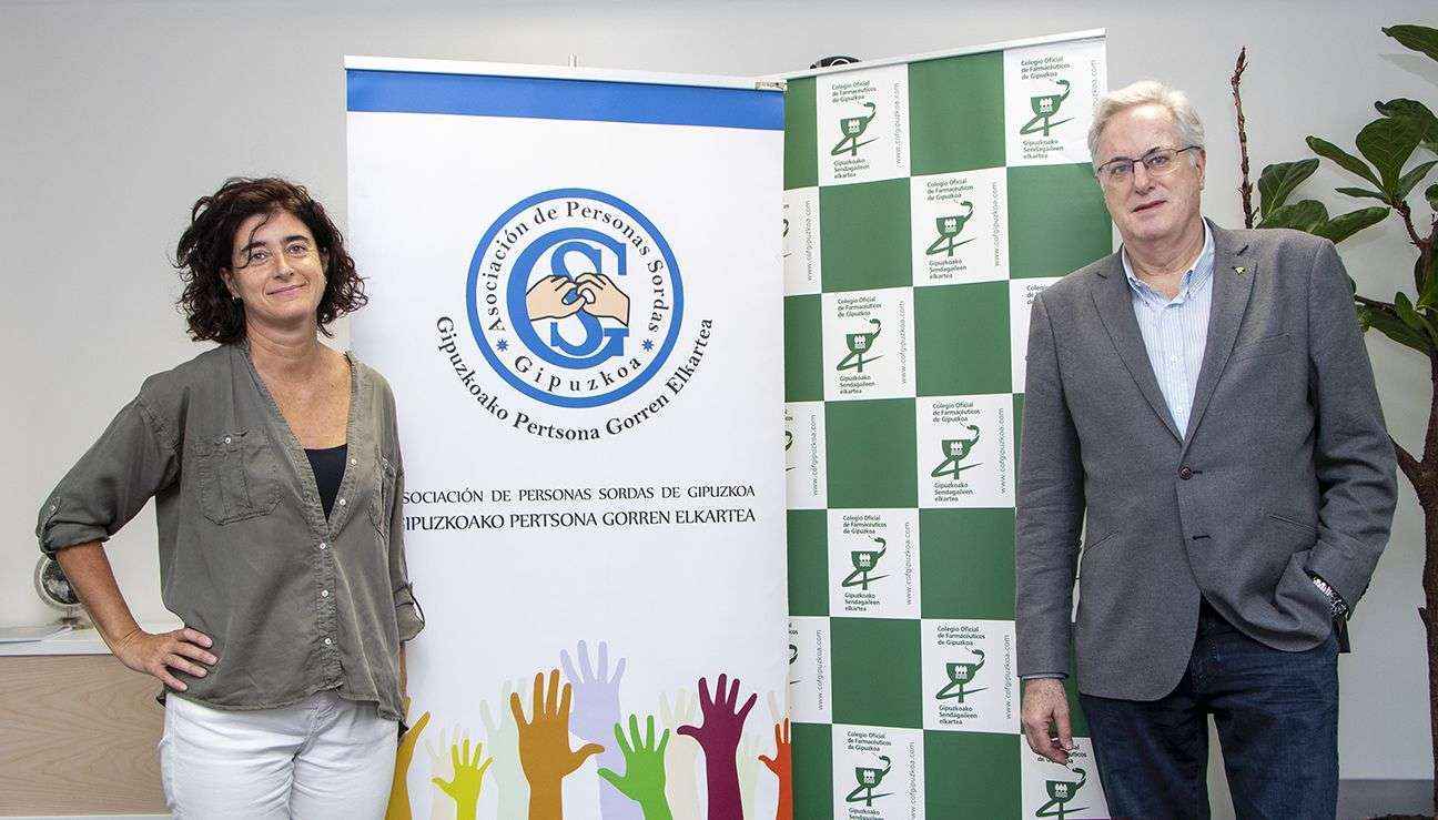 Las farmacias guipuzcoanas colaborarán con la Asociación de Personas Sordas
