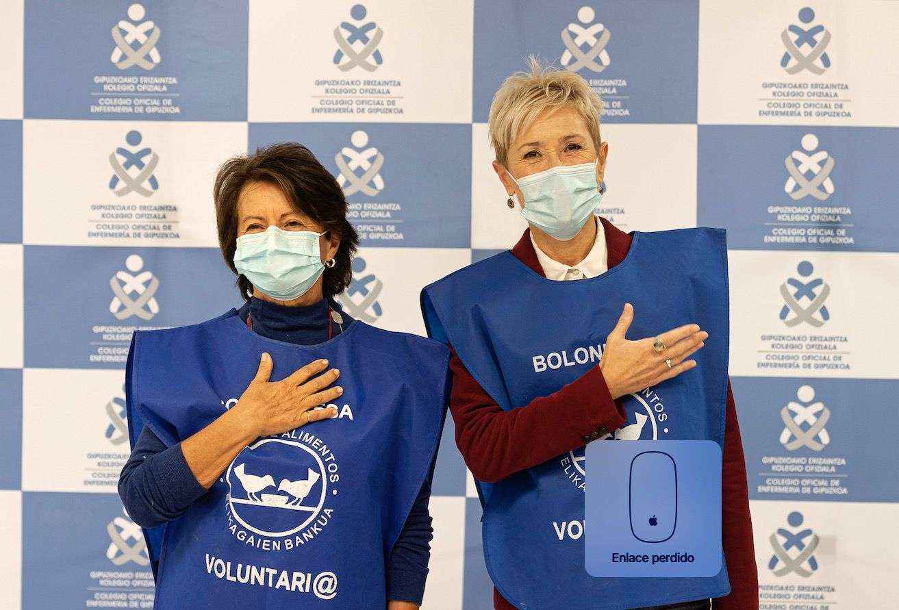 El COEGI y las enfermeras guipuzcoanas, imagen de la gran recogida del Banco de Alimentos que tendrá lugar en noviembre