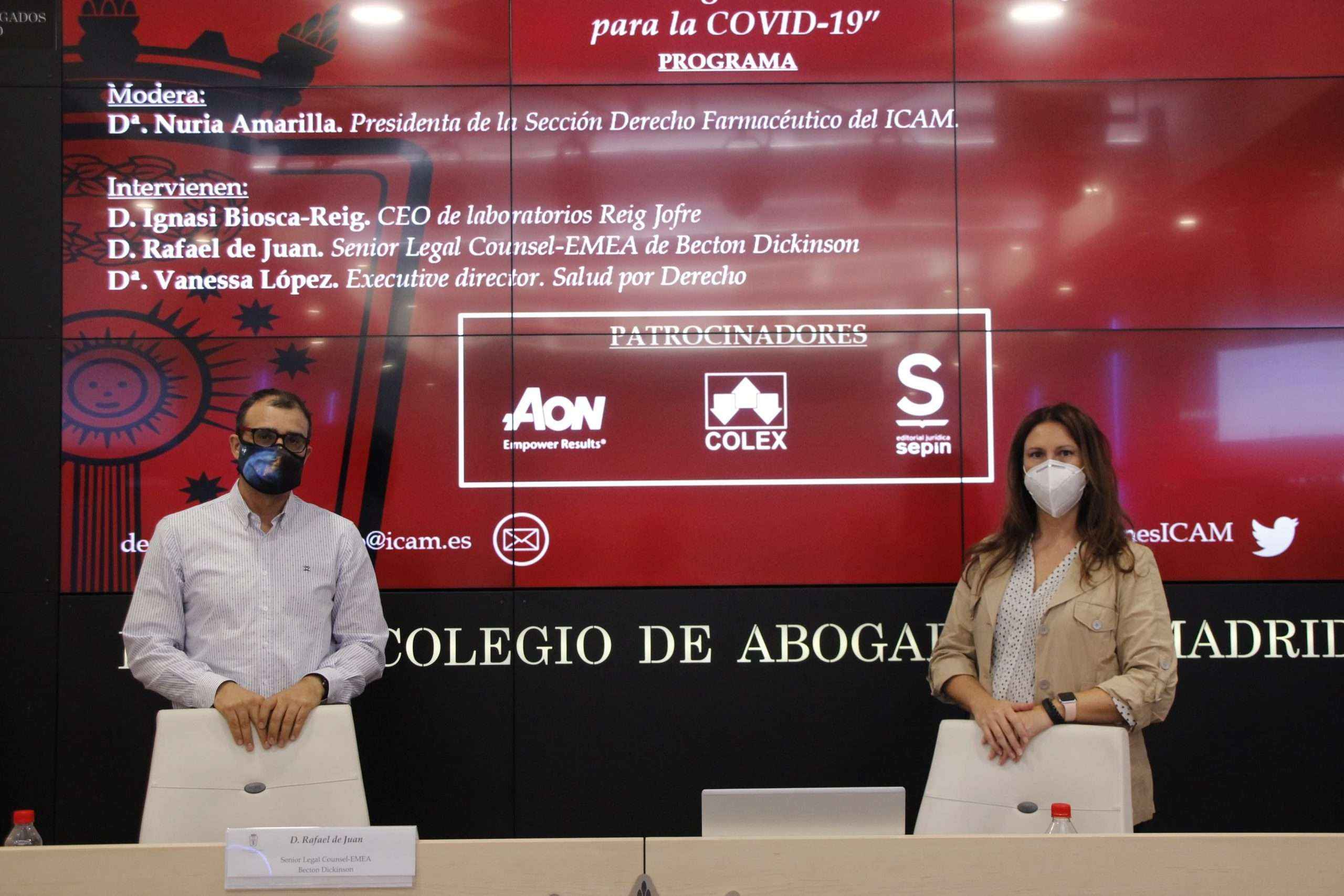 Encuentro en el ICAM sobre test y vacunas Covid-19: escalado industrial, novedades, acceso y financiación