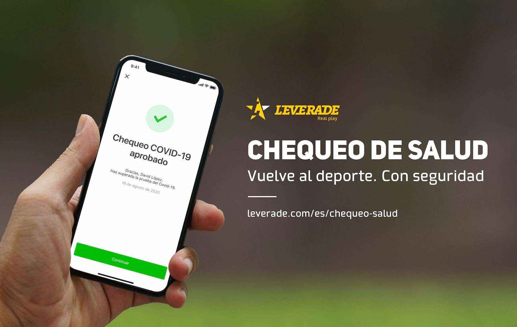 LEVERADE lanza el primer chequeo de COVID19 para federaciones deportivas cumpliendo el protocolo del CSD