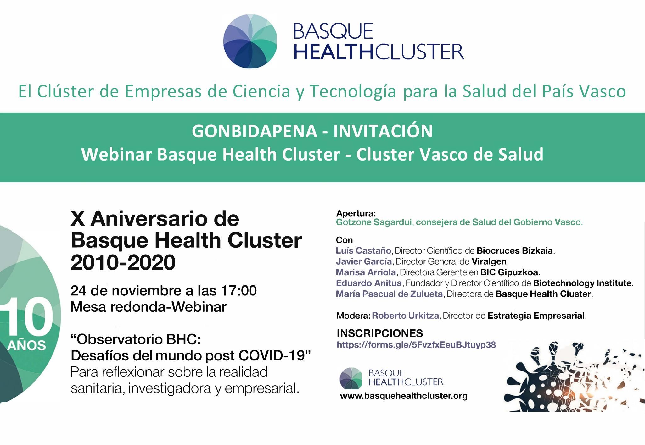 Desafíos del mundo post-COVID 19: análisis de la realidad sanitaria, investigadora y económica de Euskadi