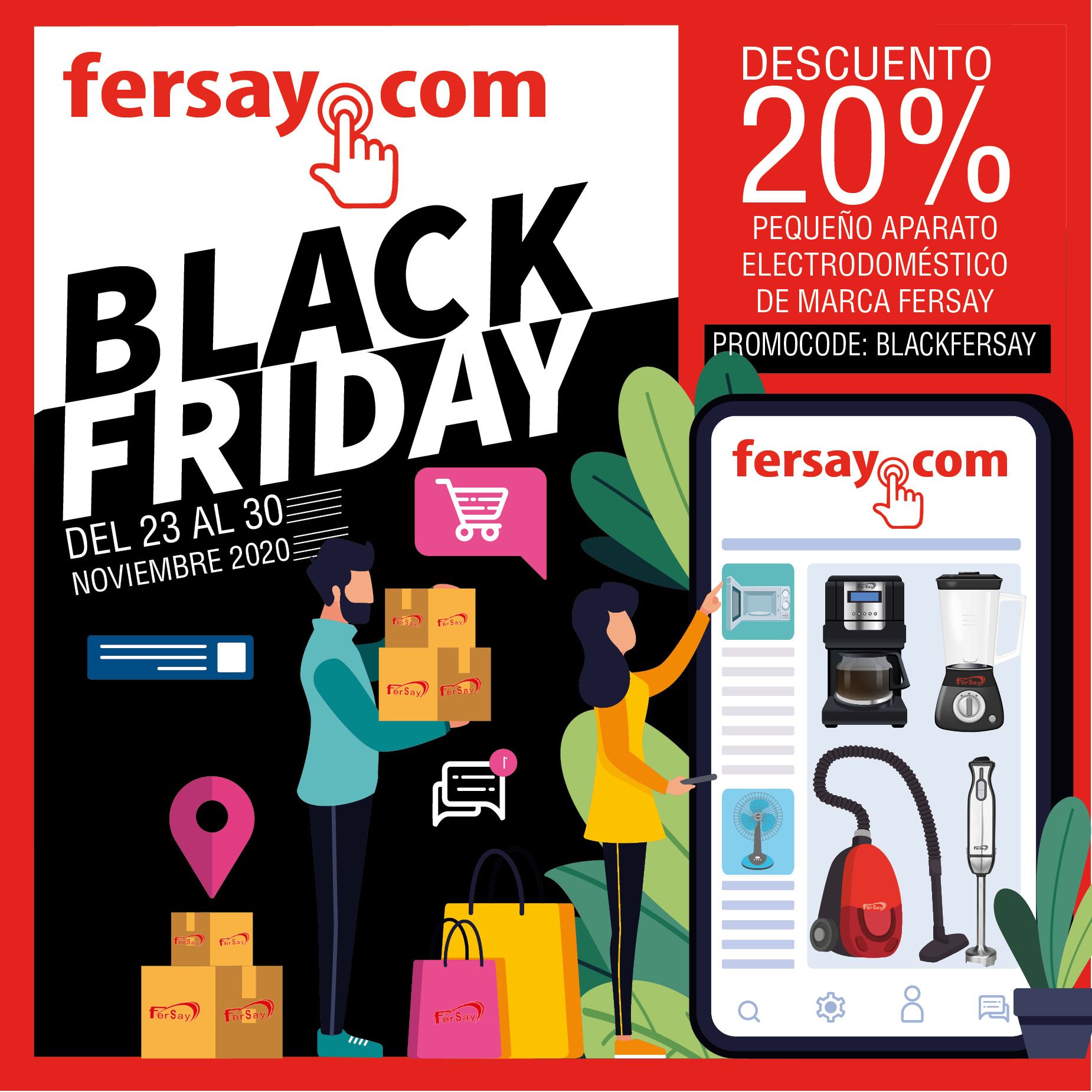 Fersay lanza tres campañas distintas para el Black Friday